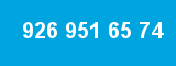 926 951 65 74